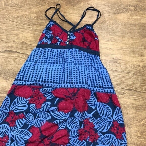 AEROPASTLE xsmall new with tags floral smocked summer dress - Picture 4 of 11